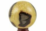 Polished Septarian Sphere - Madagascar #203652-1